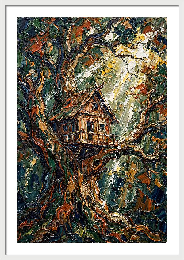 Treehouse Among Ancient Trees