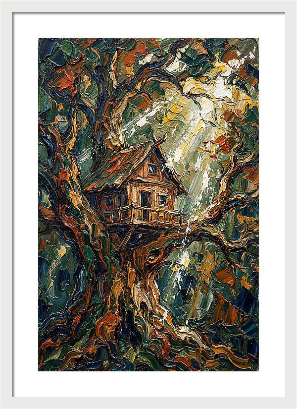 Treehouse Among Ancient Trees