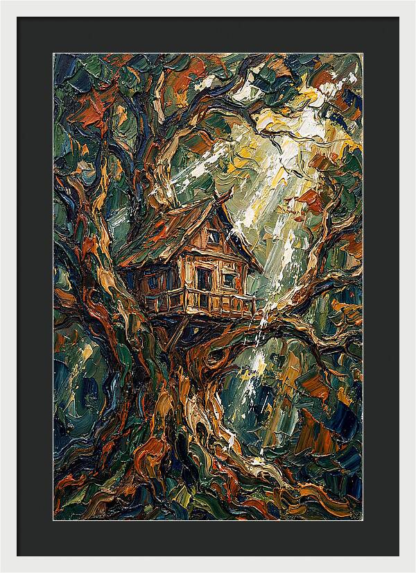 Treehouse Among Ancient Trees