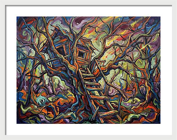 Treehouse Among Twisted Branches