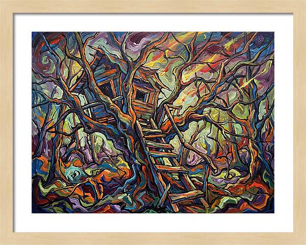 Treehouse Among Twisted Branches