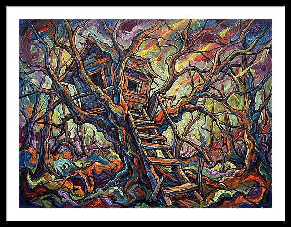 Treehouse Among Twisted Branches