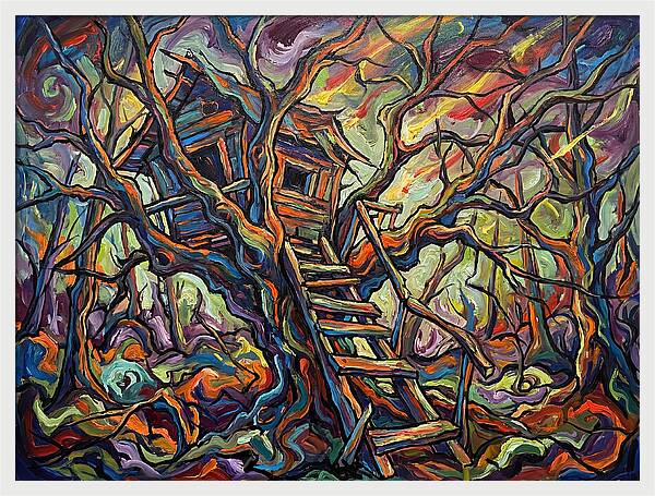 Treehouse Among Twisted Branches