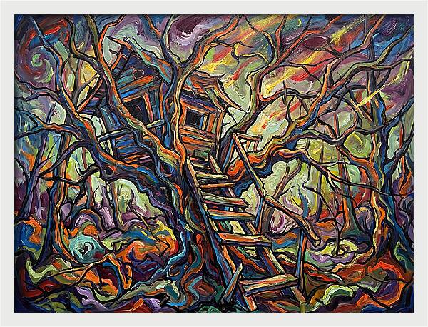 Treehouse Among Twisted Branches