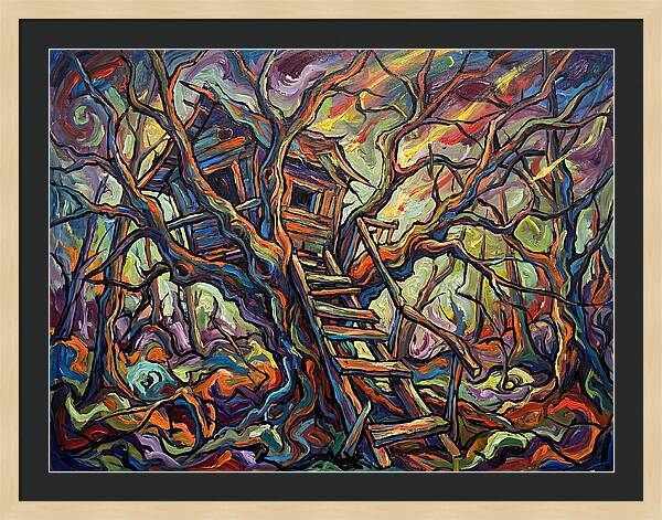Treehouse Among Twisted Branches