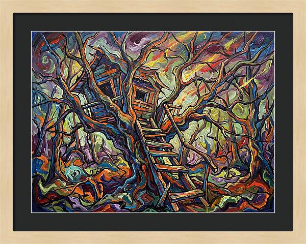 Treehouse Among Twisted Branches