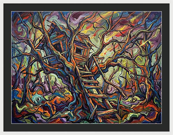 Treehouse Among Twisted Branches
