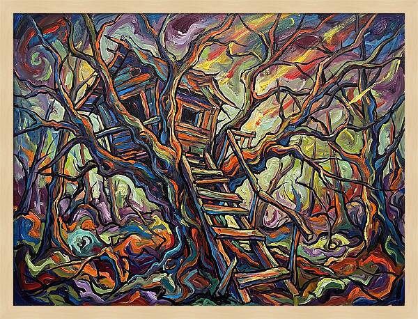 Treehouse Among Twisted Branches