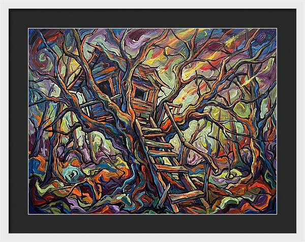 Treehouse Among Twisted Branches