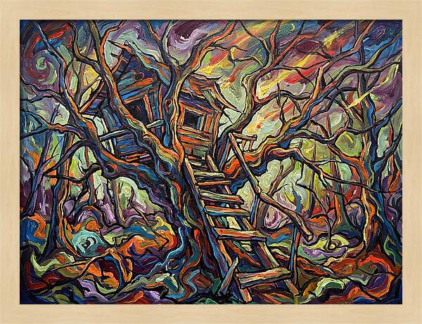 Treehouse Among Twisted Branches