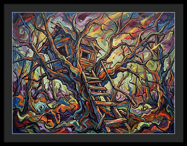 Treehouse Among Twisted Branches