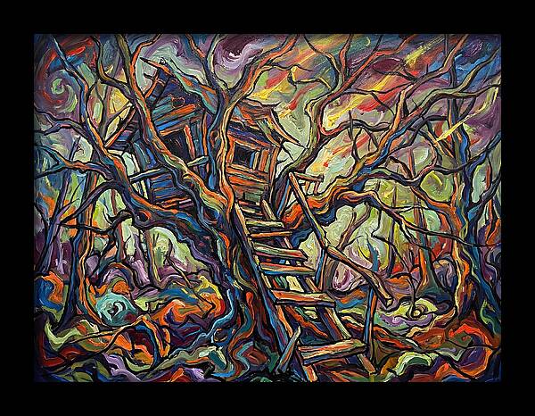 Treehouse Among Twisted Branches