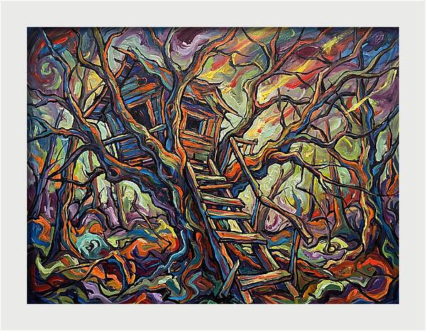 Treehouse Among Twisted Branches