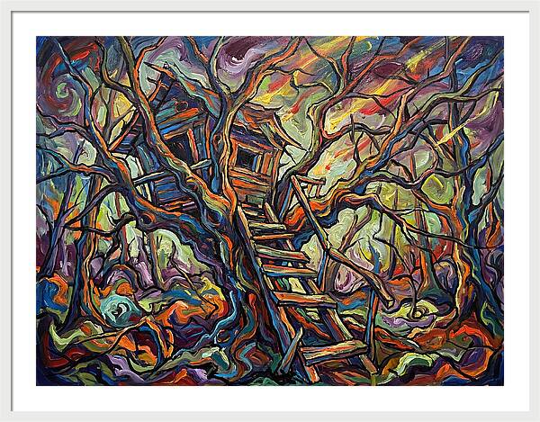Treehouse Among Twisted Branches