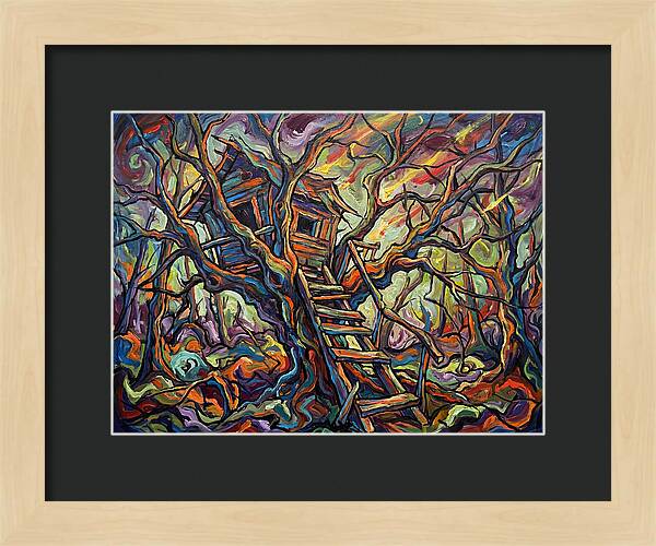 Treehouse Among Twisted Branches