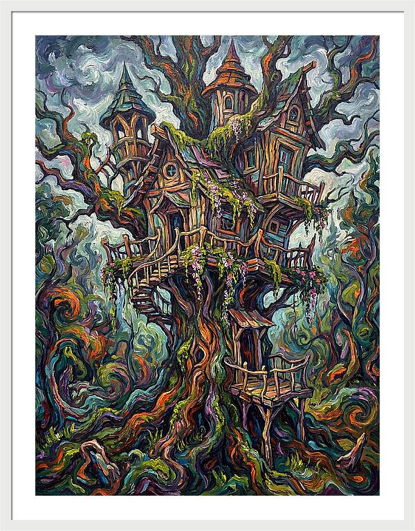 Treehouse Dreams In Color