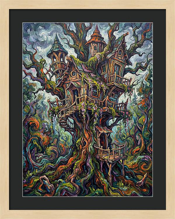 Treehouse Dreams In Color
