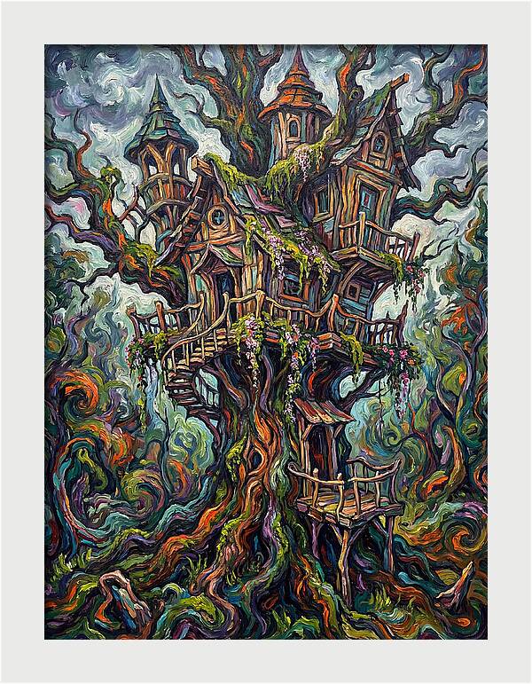 Treehouse Dreams In Color