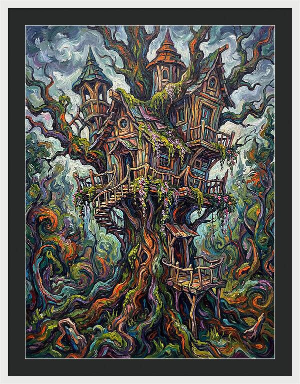 Treehouse Dreams In Color