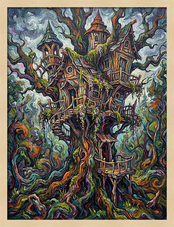 Treehouse Dreams In Color