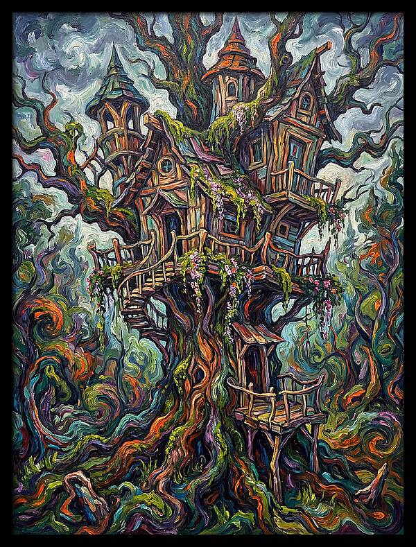Treehouse Dreams In Color