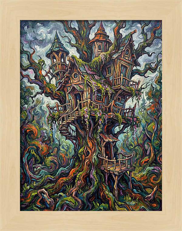 Treehouse Dreams In Color