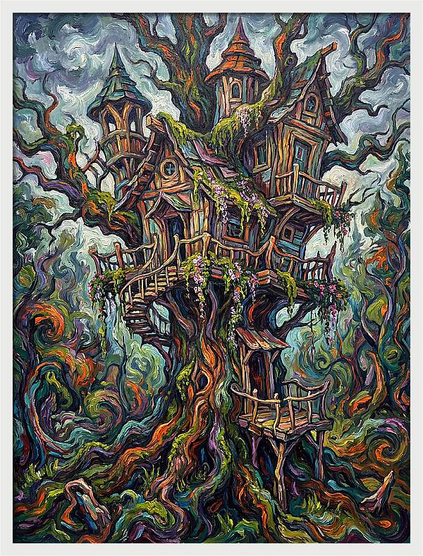 Treehouse Dreams In Color