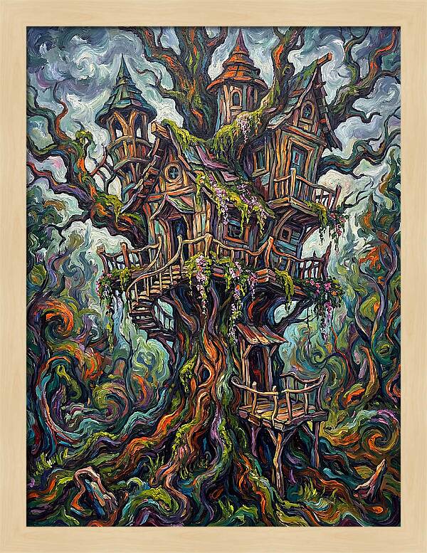 Treehouse Dreams In Color