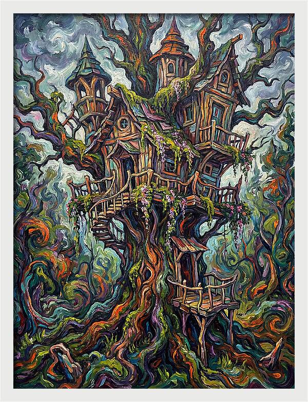 Treehouse Dreams In Color