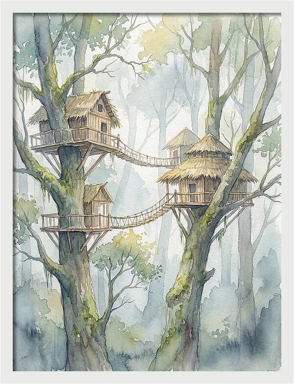 Treehouses Among The Trees