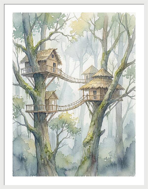 Treehouses Among The Trees