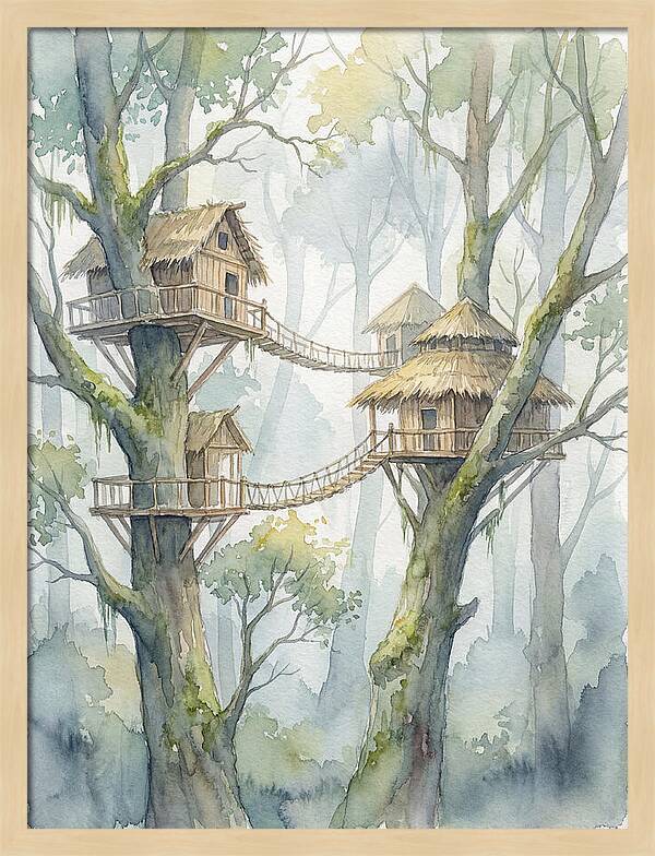 Treehouses Among The Trees