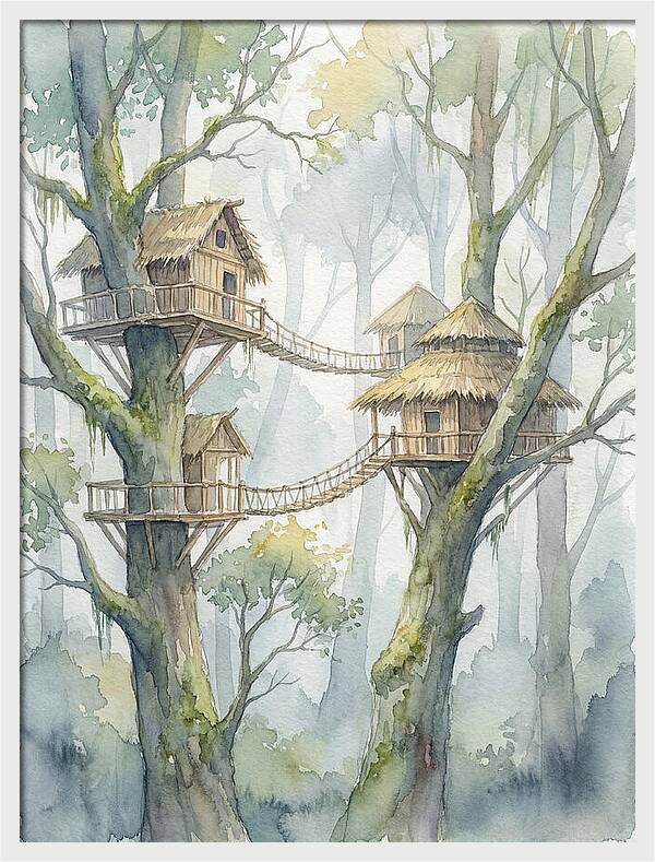 Treehouses Among The Trees