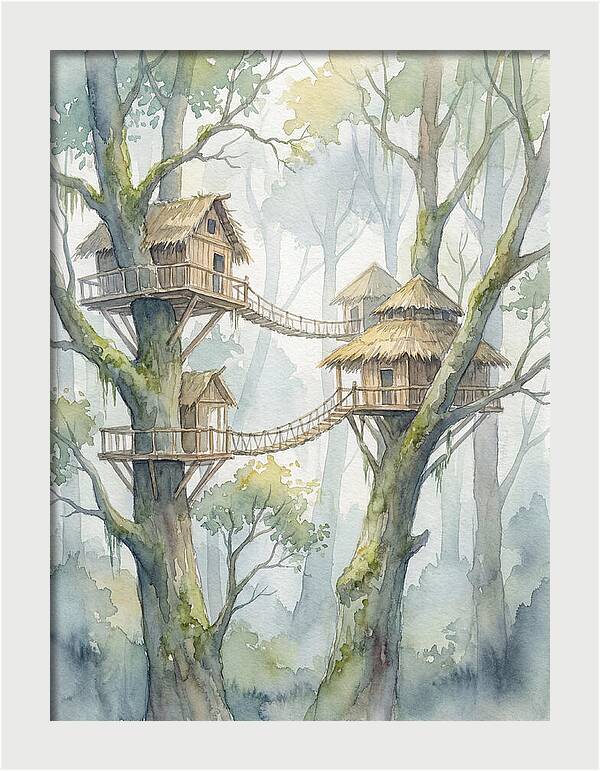 Treehouses Among The Trees