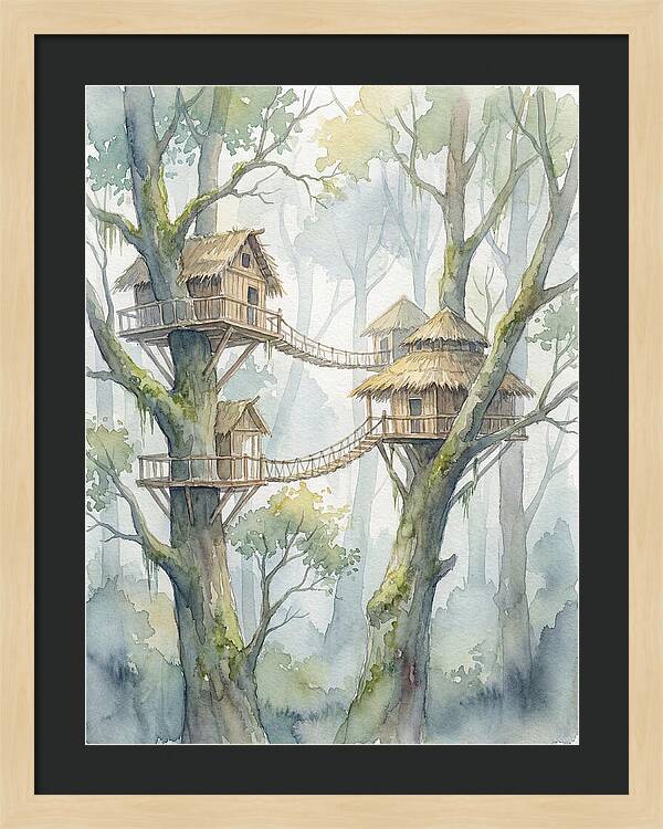 Treehouses Among The Trees