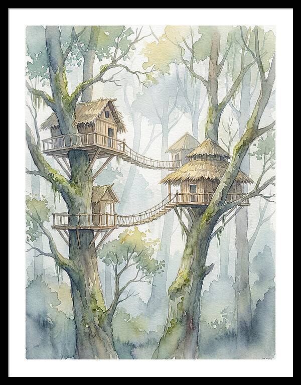Treehouses Among The Trees