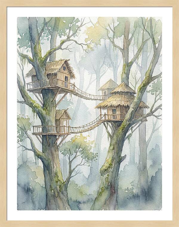 Treehouses Among The Trees