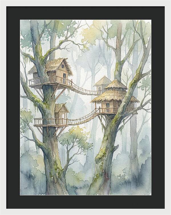 Treehouses Among The Trees