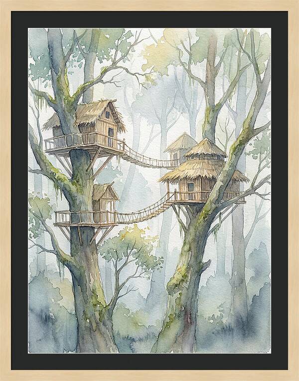 Treehouses Among The Trees