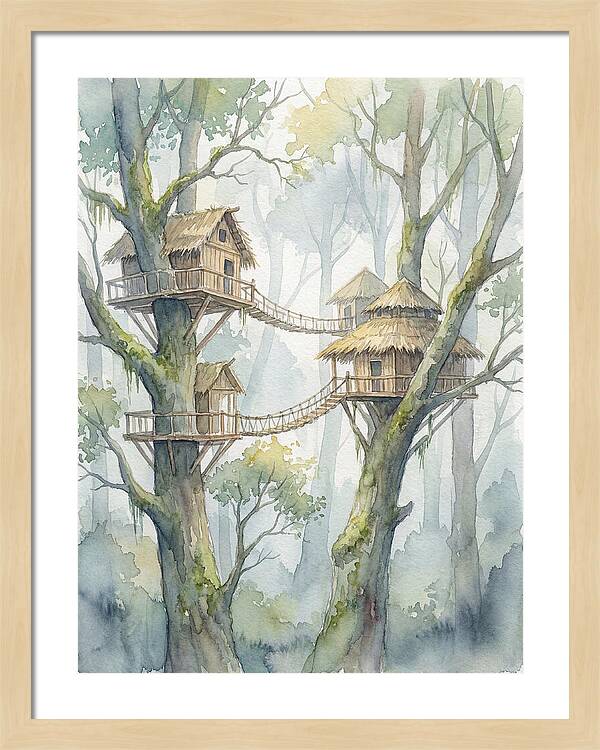 Treehouses Among The Trees