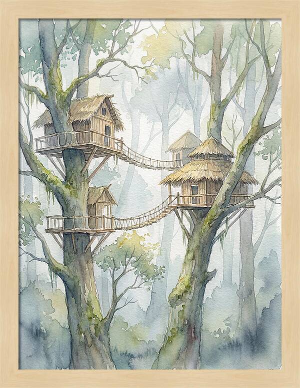 Treehouses Among The Trees