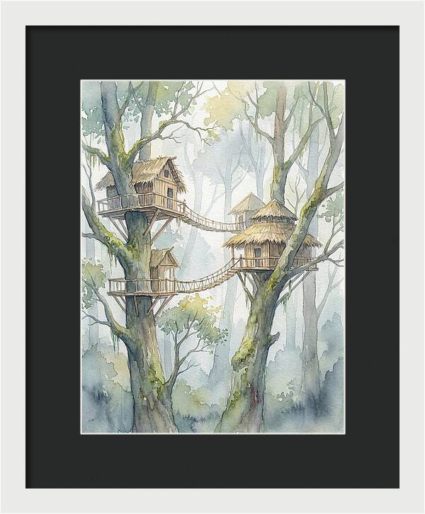 Treehouses Among The Trees