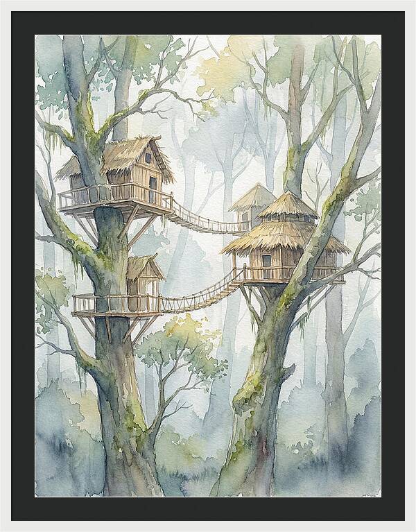 Treehouses Among The Trees