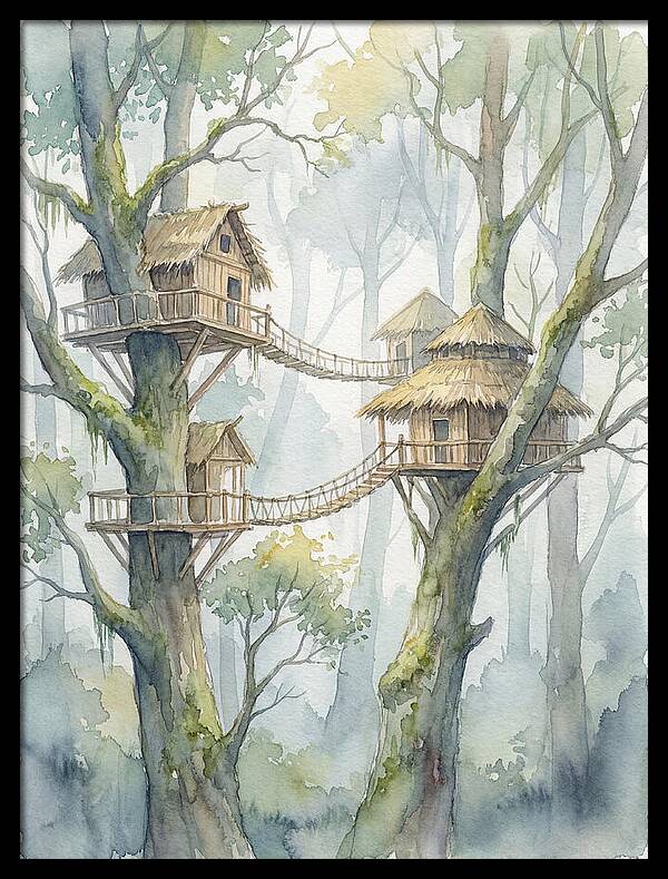 Treehouses Among The Trees