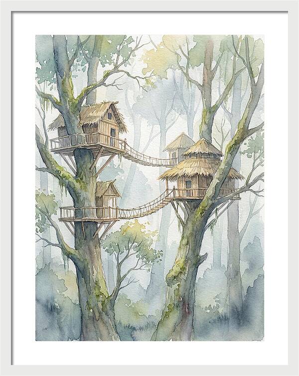 Treehouses Among The Trees