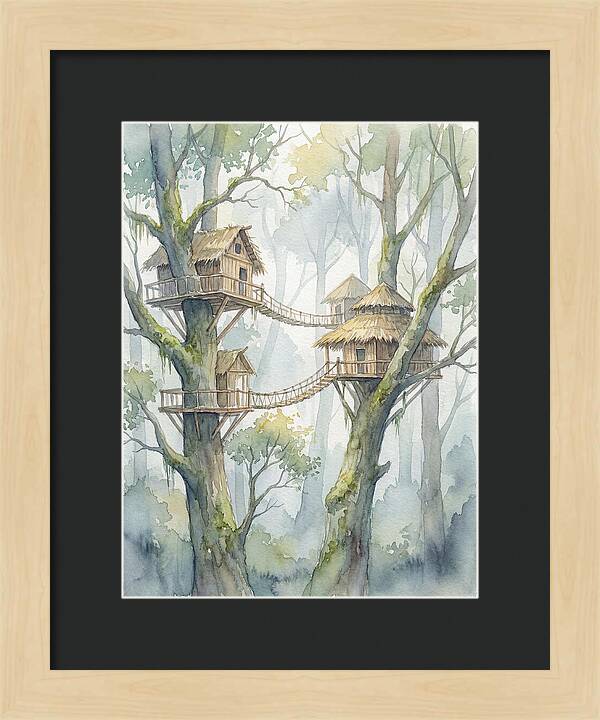 Treehouses Among The Trees