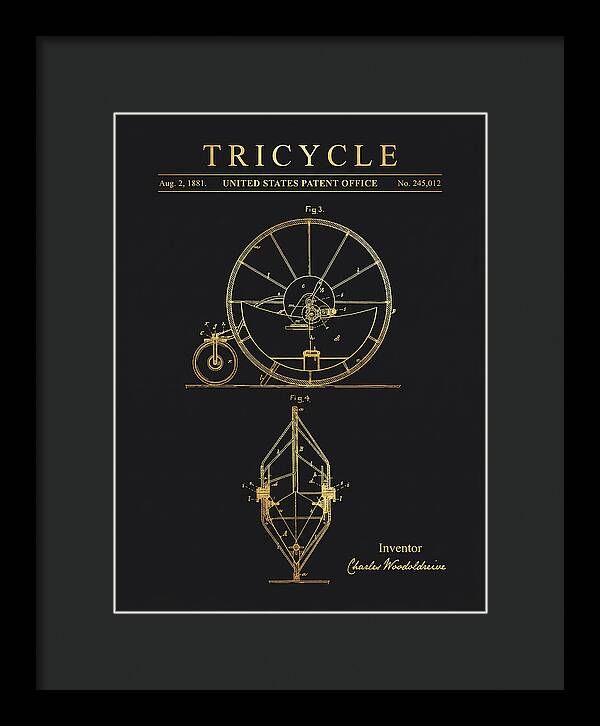 Tricycle Gold Patent Us245012a