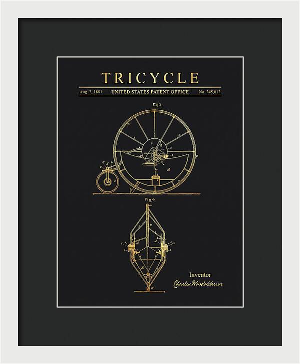Tricycle Gold Patent Us245012a