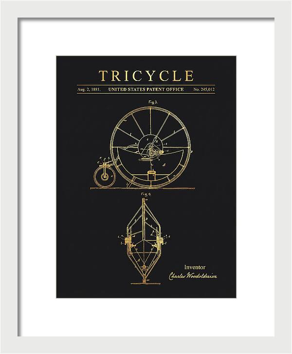 Tricycle Gold Patent Us245012a