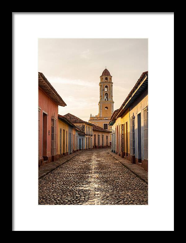 Trinidad Colonial Street At Golden Hour
